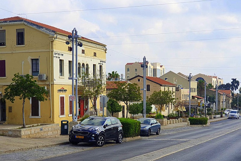 Prospekt Ben Guriona byvshaya Karmel'shtrasse. Nemetskaya Koloniya. Khayfa